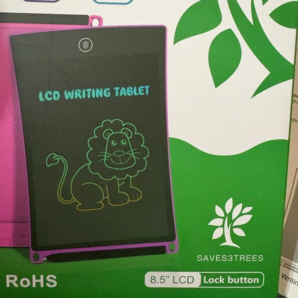 LCD Writing Tablet x2, with BLUE Frame. May need a battery replacement! NWT